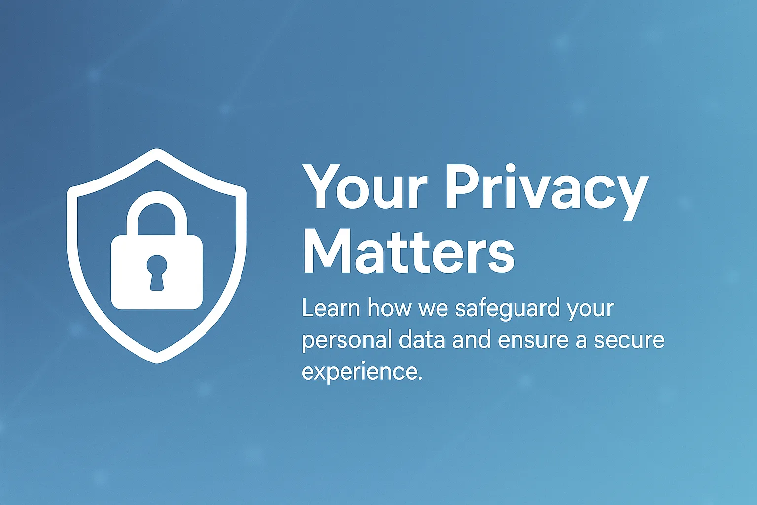Privacy policy protection and data security illustration